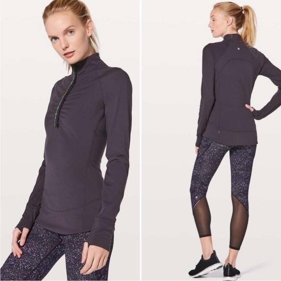 lululemon athletica Jackets & Blazers - Lululemon Fast As Light 1/2 Zip Boysenberry Purple